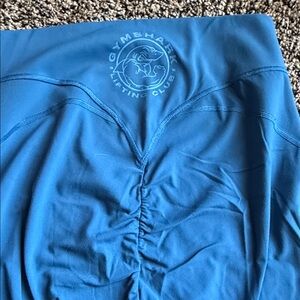 gymshark legacy blue scrunch leggings